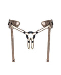 Strap On Me Leatherette Desirous Harness - O/S Metallic Bronze
