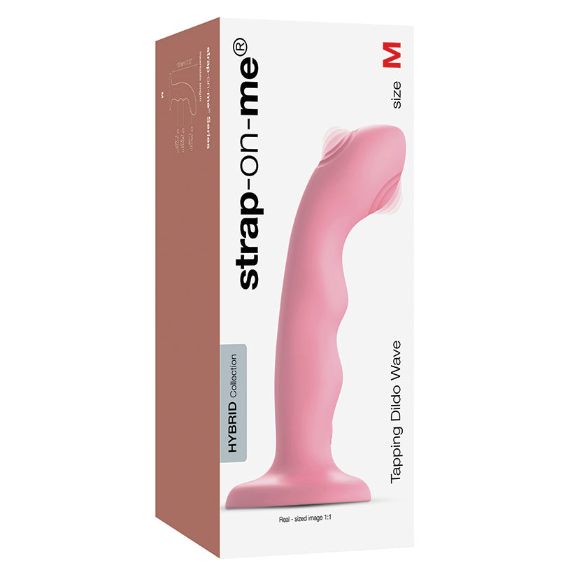 Strap On Me Tapping Dildo Wave-Coral Pink [WS $52.00]