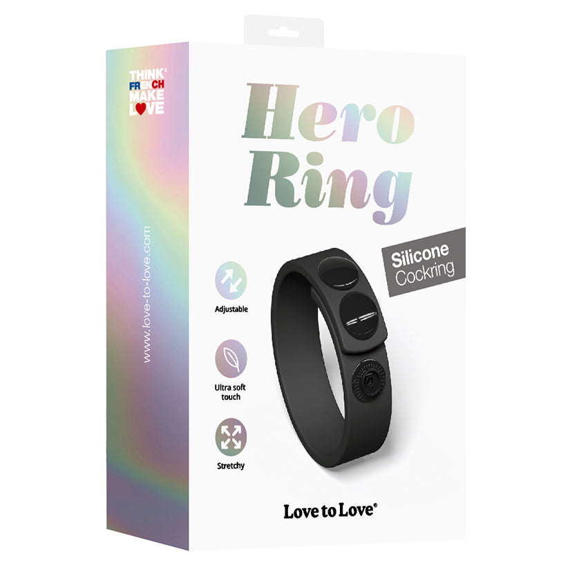 Love To Love Hero Ring-Black Onyx