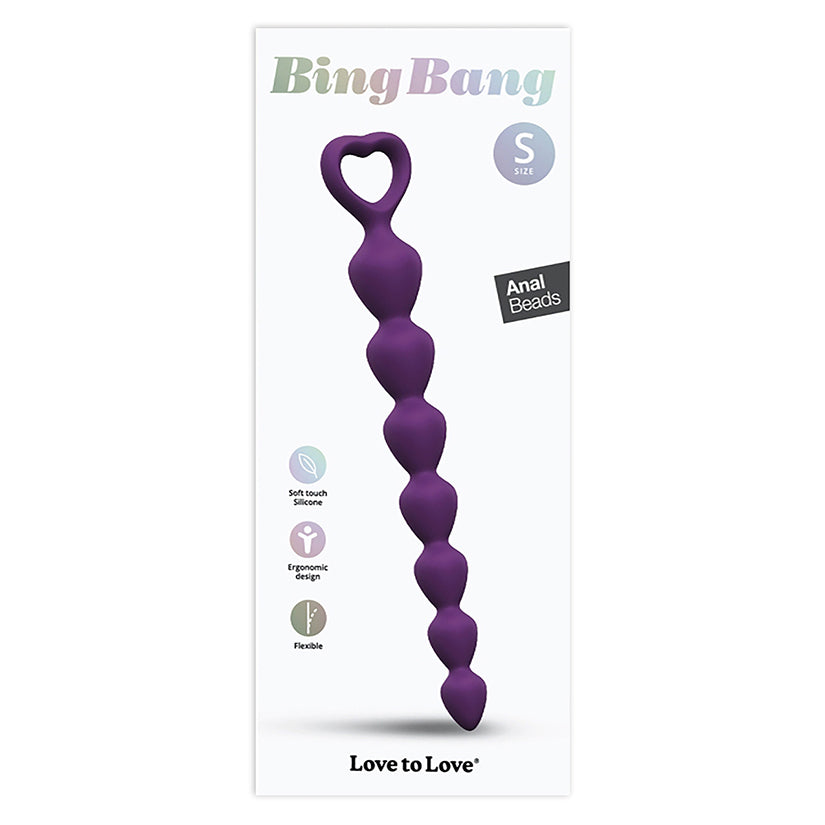 Love To Love Bing Bang Anal Beads-Purple Rain SM