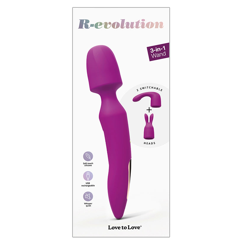 Love To Love R-Evolution Rechargeable Wand-Sweet Orchid [WS $34.50]