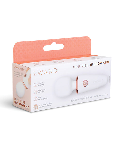 Le Wand Mini Micro Wand - White
