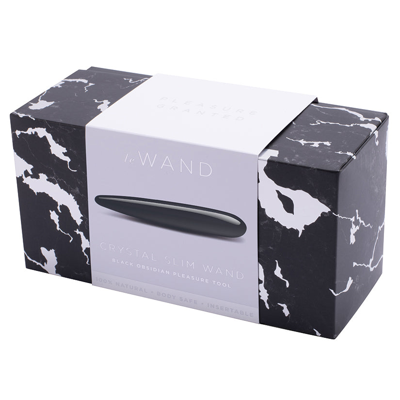 Le Wand Crystal Slim Wand-Black Obsidian [WS $70.00]