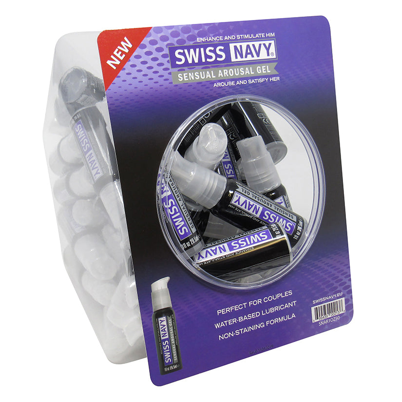 Swiss Navy Sensual Arousal Lubricant 1oz Bowl of 50 [WS $300.00]