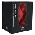 Man.wand Sub One Vibrating Tapping Masturbator-Velvet Red [WS $69.00]