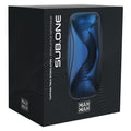 Man.wand Sub One Vibrating Tapping Masturbator-Stellar Blue