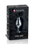 Mystim Little John Buttplug Small Aluminum - Silver