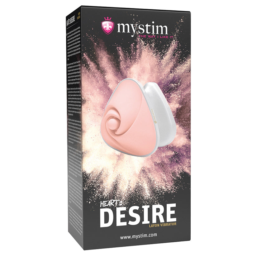 Mystim Heart's Desire Layon Vibrator-Rose [WS $41.80]