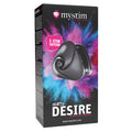 Mystim Heart's Desire Estim Layon Vibrator-Black [WS $66.80]