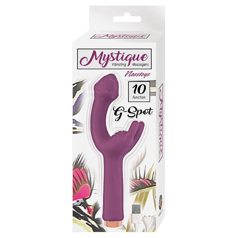 Mystique Vibrating Massager G-Spot-Eggplant [WS $34.90]