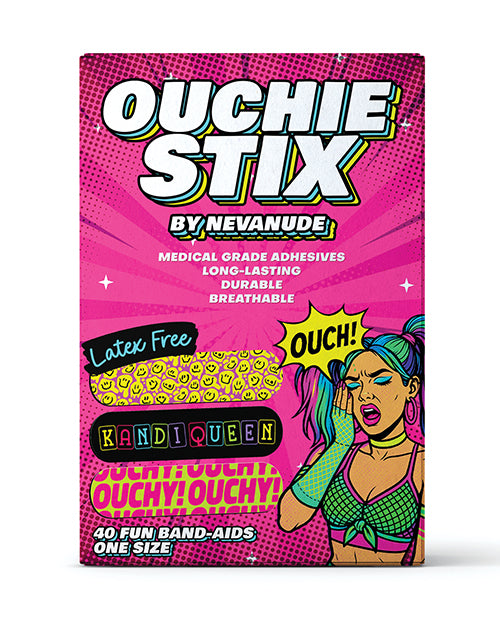 Neva Nude Plur Vibes Ouchie Stix Bandages Pack of 40