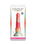 Colours Stacked 6" Dildo - Red/Gold