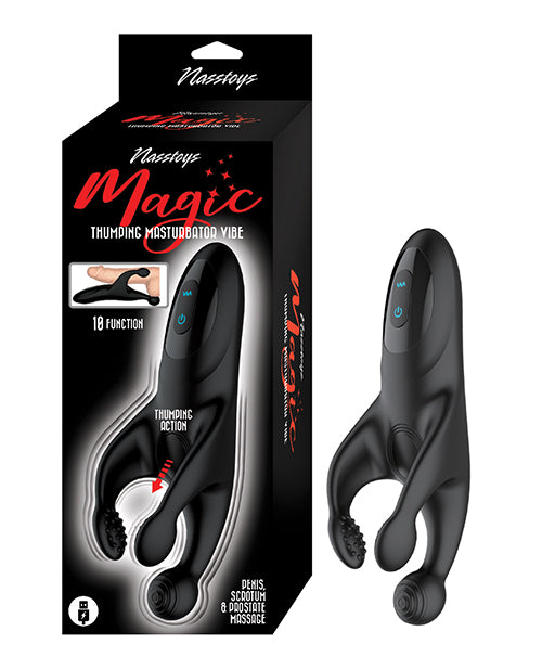 Magic Thumping Masturbator - Black
