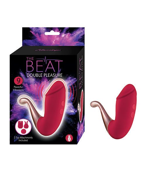The Beat Double Pleasure G-Spot Vibrator - Red