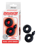 Enhancer Dual Love Rings - Black