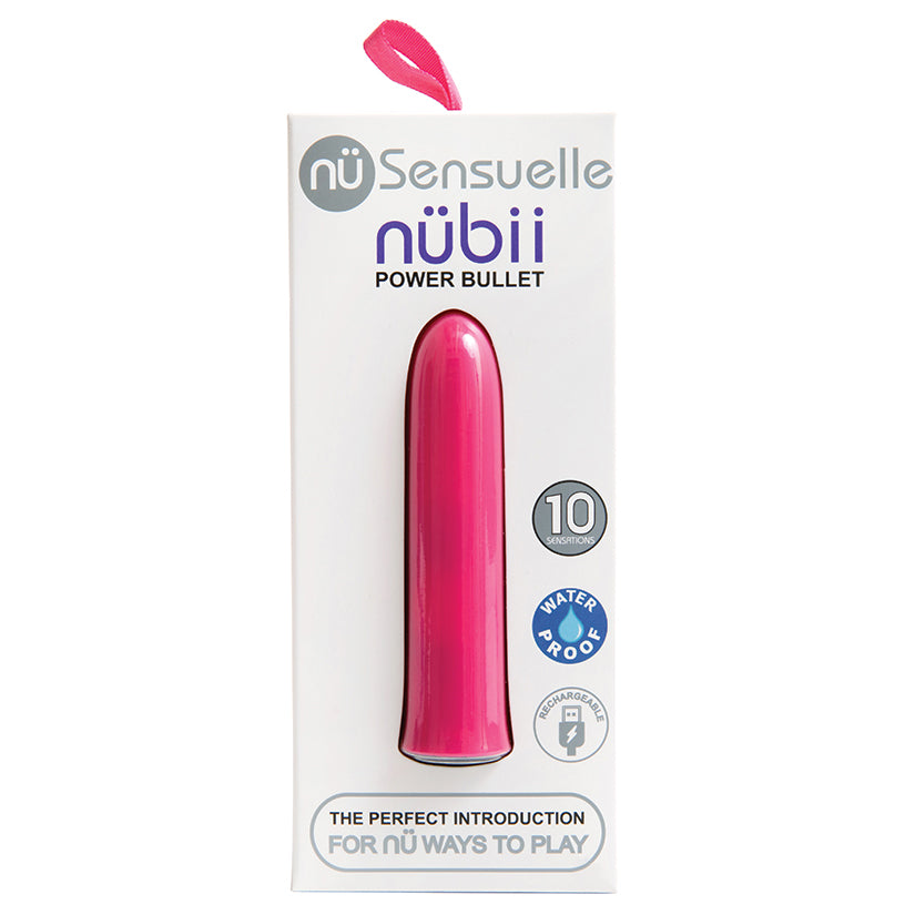Nu Sensuelle Nubii 10 Function Bullet-Blush Pink
