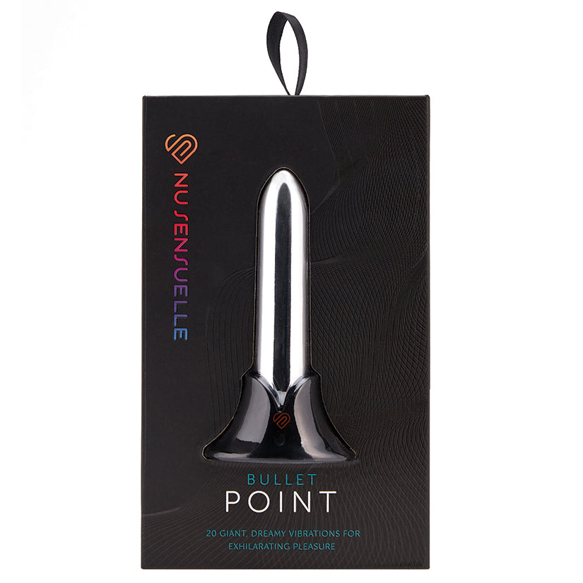 Nu Sensuelle Point Rechargeable Bullet-Silver