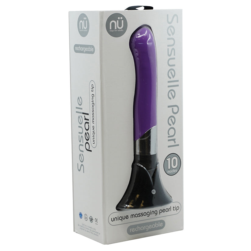Nu Sensuelle Pearl Rechargeable Vibrator-Purple