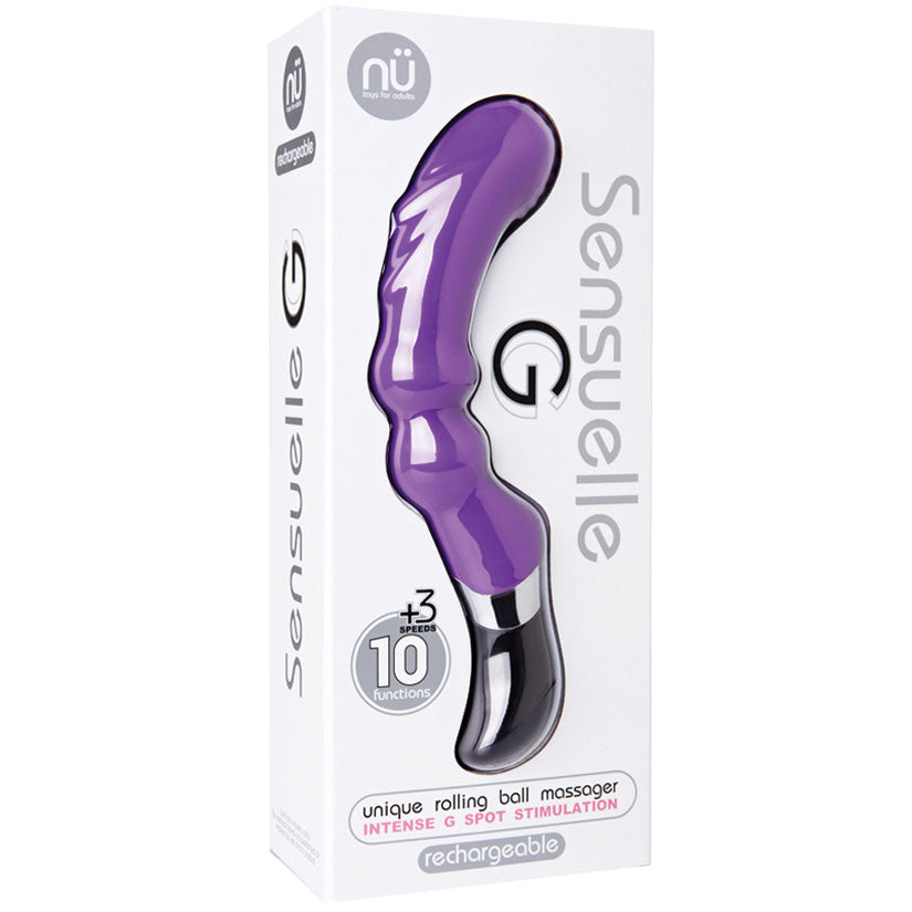 Nu Sensuelle G Spot Rolling Tip 10 Function Vibe-Purple