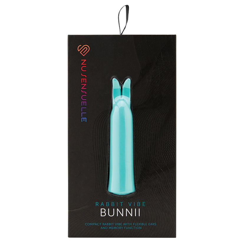 Nu Sensuelle Bunnii 20 Function Vibe-Teal Blue