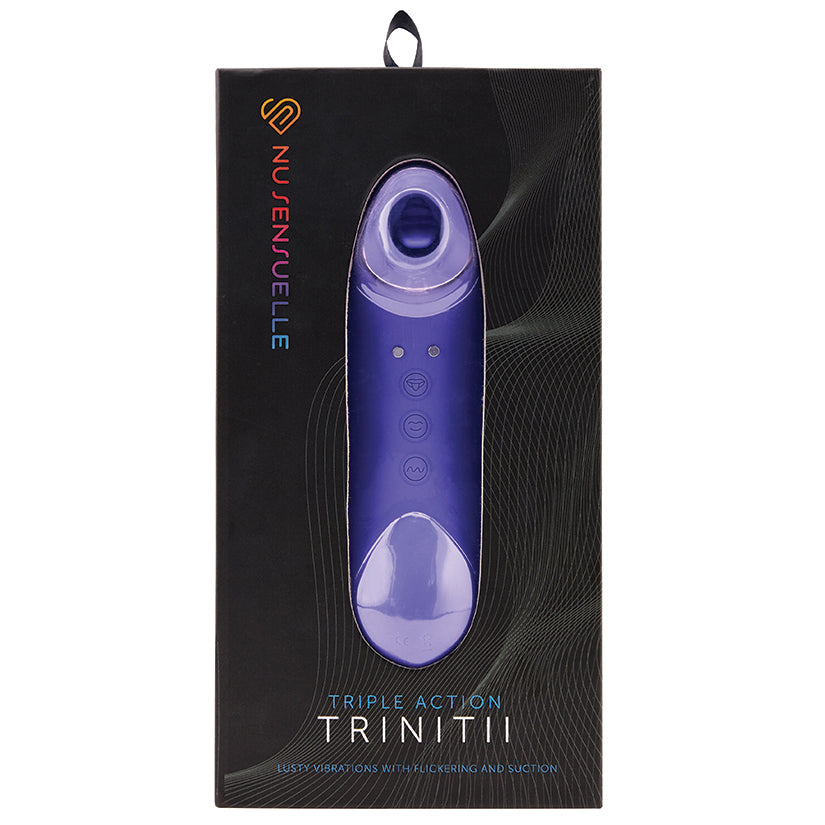 Nu Sensuelle Trinitii 3-in-1 Suction Tongue-Ultra Violet