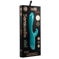 Nu Sensuelle Indii XLR8 Flexible Dual Stimulator-Electric Blue [WS $60.00]