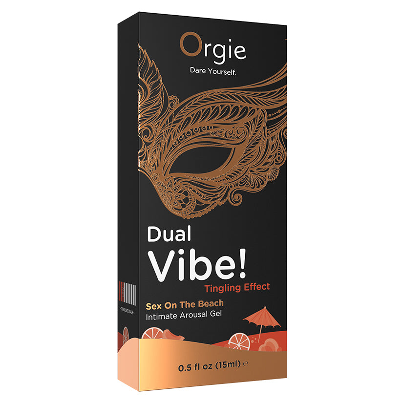 Orgie Dual Vibe! Intimate Arousal Gel-Sex on The Beach [WS $17.00]