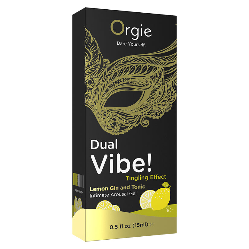 Orgie Dual Vibe! Intimate Arousal Gel-Lemon Gin and Tonic [WS $17.00]