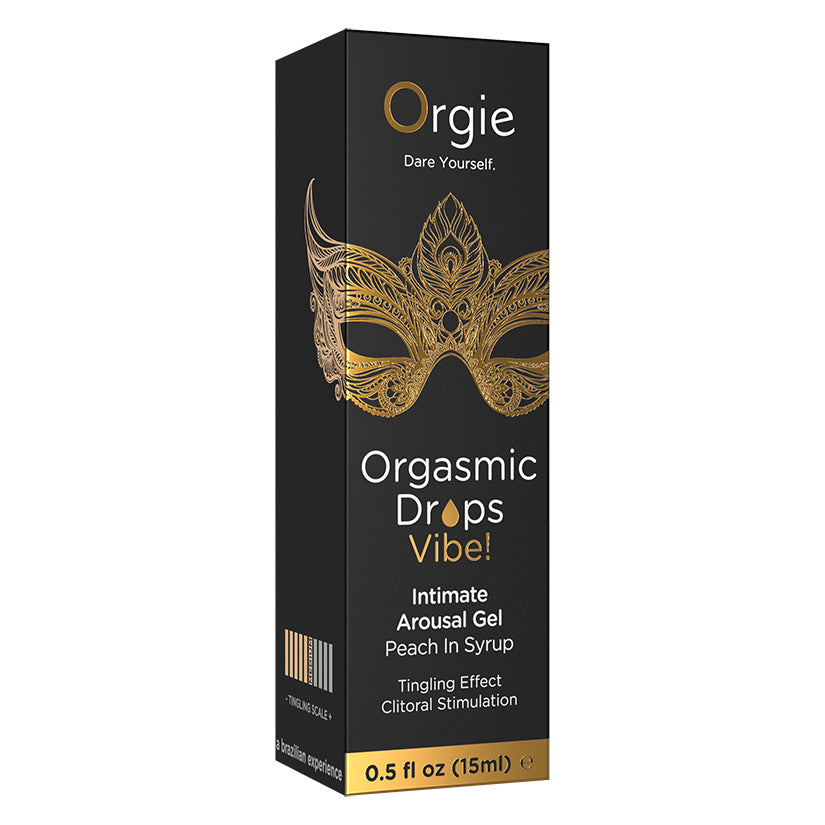 Orgie Orgasmic Drops Vibe-Peach In Syrup