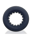 Oxballs Axis Rib Griphold Cockring - Black Ice