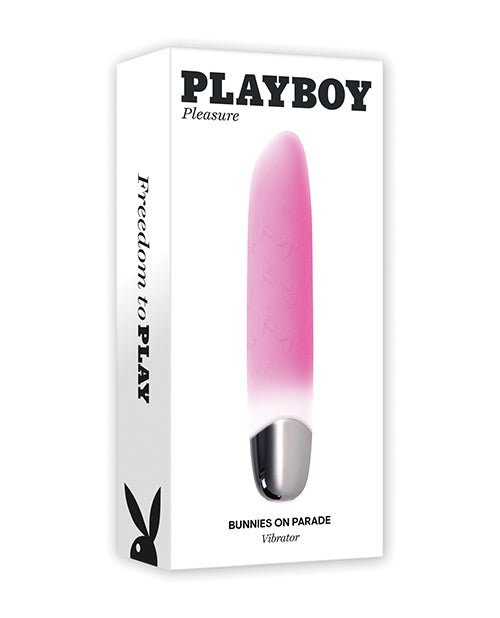 Playboy Pleasure Bunnies on Parade Bullet Vibe - Pink/White