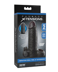 Fantasy X-Tensions Vibrating Real Feel 2" Extension - Black