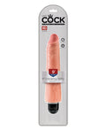 King Cock 9" Vibrating Stiffy - Flesh