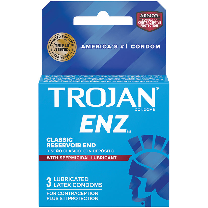 Trojan ENZ Armor Spermicidal (3 Pack)