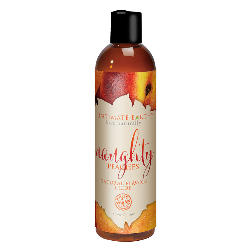 Intimate Earth Oral Pleasure Glide-Naughty Peaches 4oz
