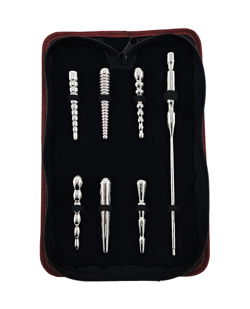 Rouge Stainless Steel Penis Plug Set of 6 - Silver