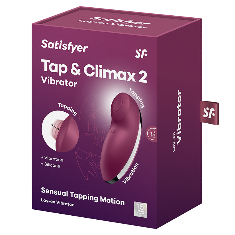 Satisfyer Tap and Climax 2-Red [WS $26.40]