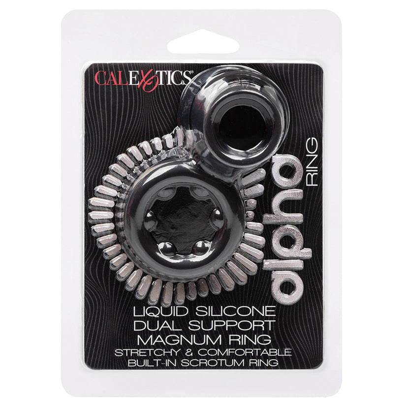 Alpha Liquid Silicone Dual Magnum Ring