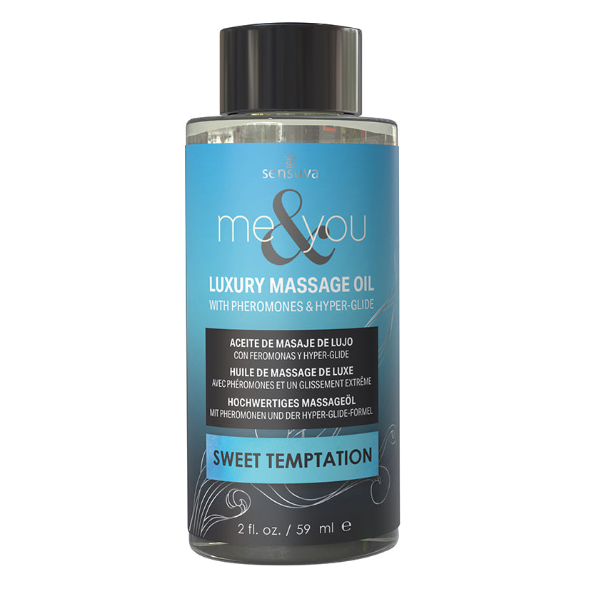 Sensuva Me & You Massage Oil-Sweet Temptations 2oz