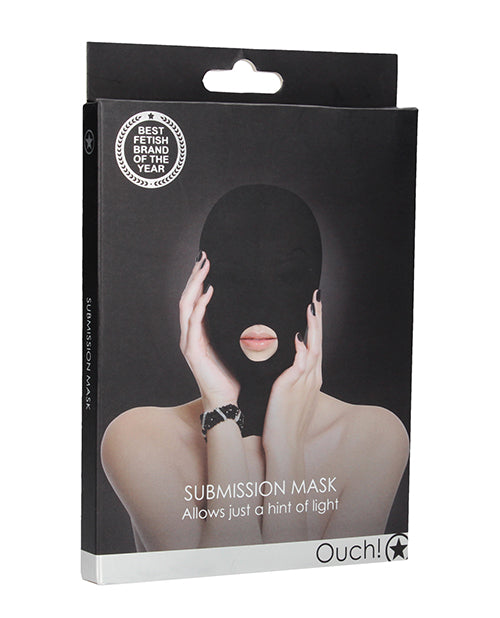 Shots Ouch Submission Mask - Black