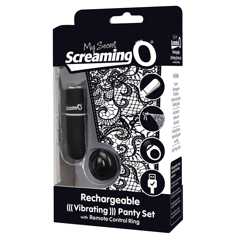 Screaming O My Secret Charged Remote Control Panty Vibe-Black [WS $37.65]