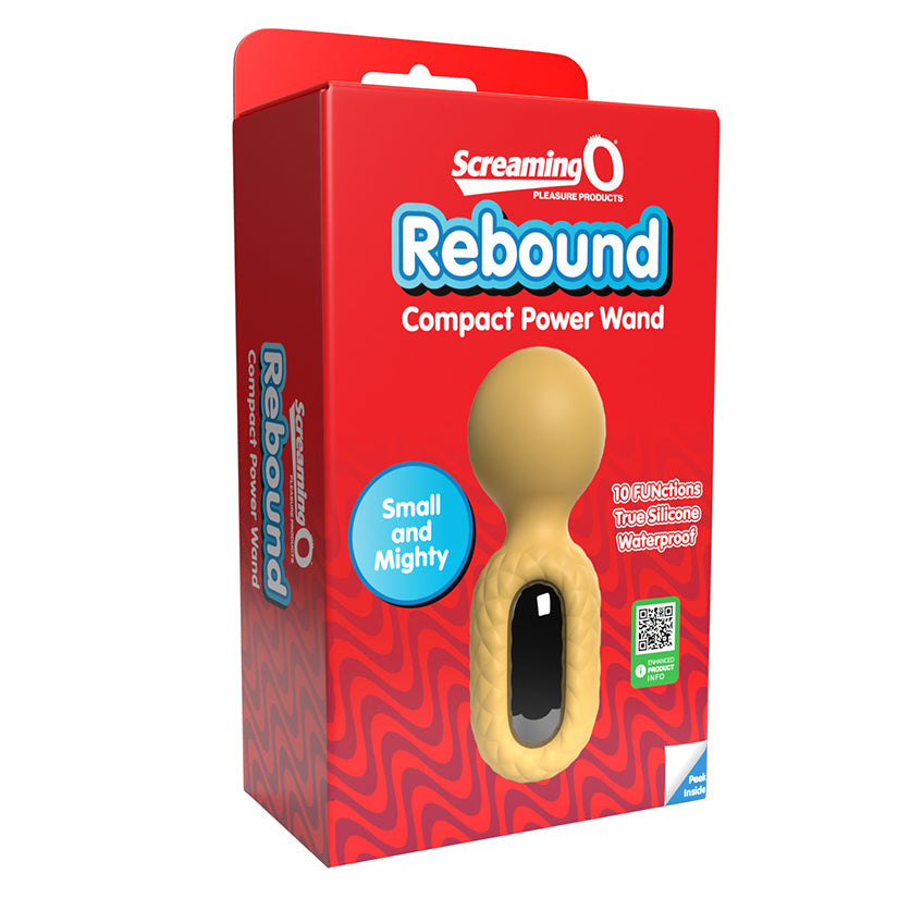 Screaming O Rebound Compact Power Wand-Bumblee Yellow [WS $21.05]
