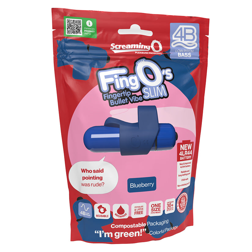 Screaming O 4B Fingo Slim-Blueberry