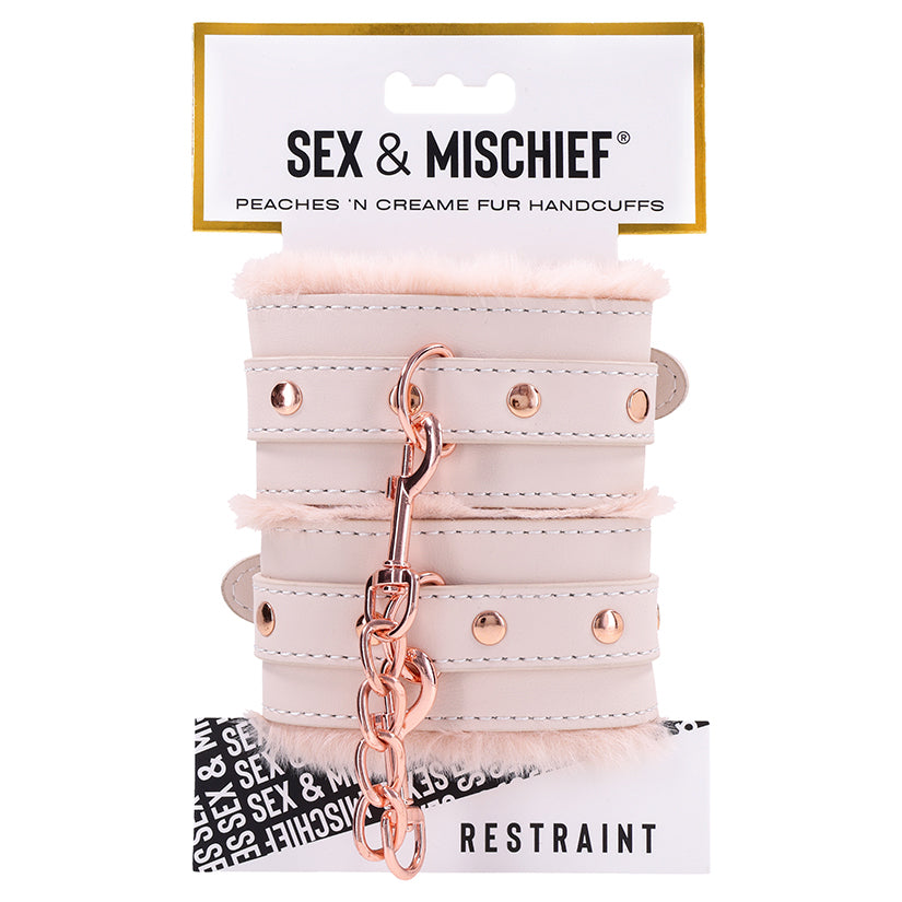 S&M Peaches �n CreaMe Fur Handcuffs