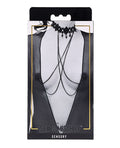 Sex & Mischief Lace Collar with Nipple Ties