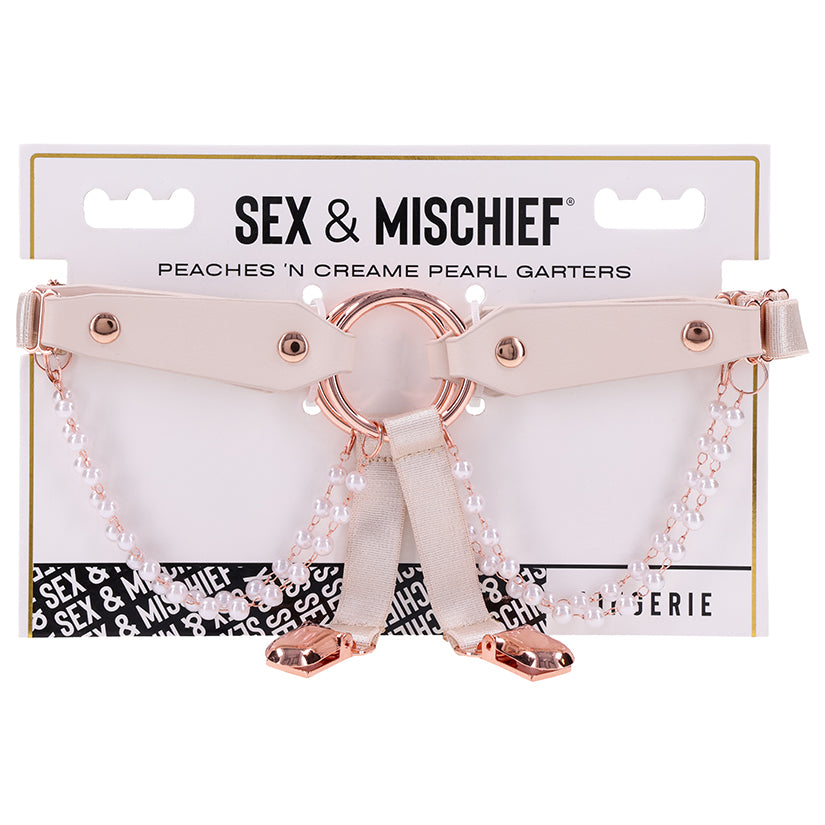 Peaches 'n CreaMe Pearl Garters