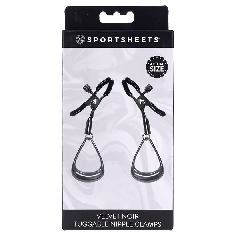 Velvet Noir Tuggable Nipple Clamps