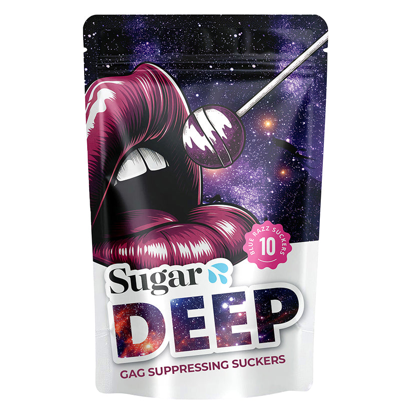 Sugar Splash Deep Gag Suppressing Suckers Bag of 10
