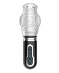 Thrusting, Rotating & Vibrating Oral Sex Masturbator - Black