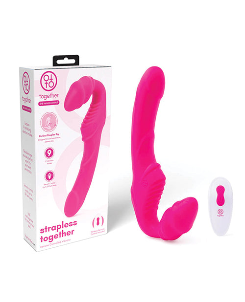 Strapless Together Remote Controlled Vibrator